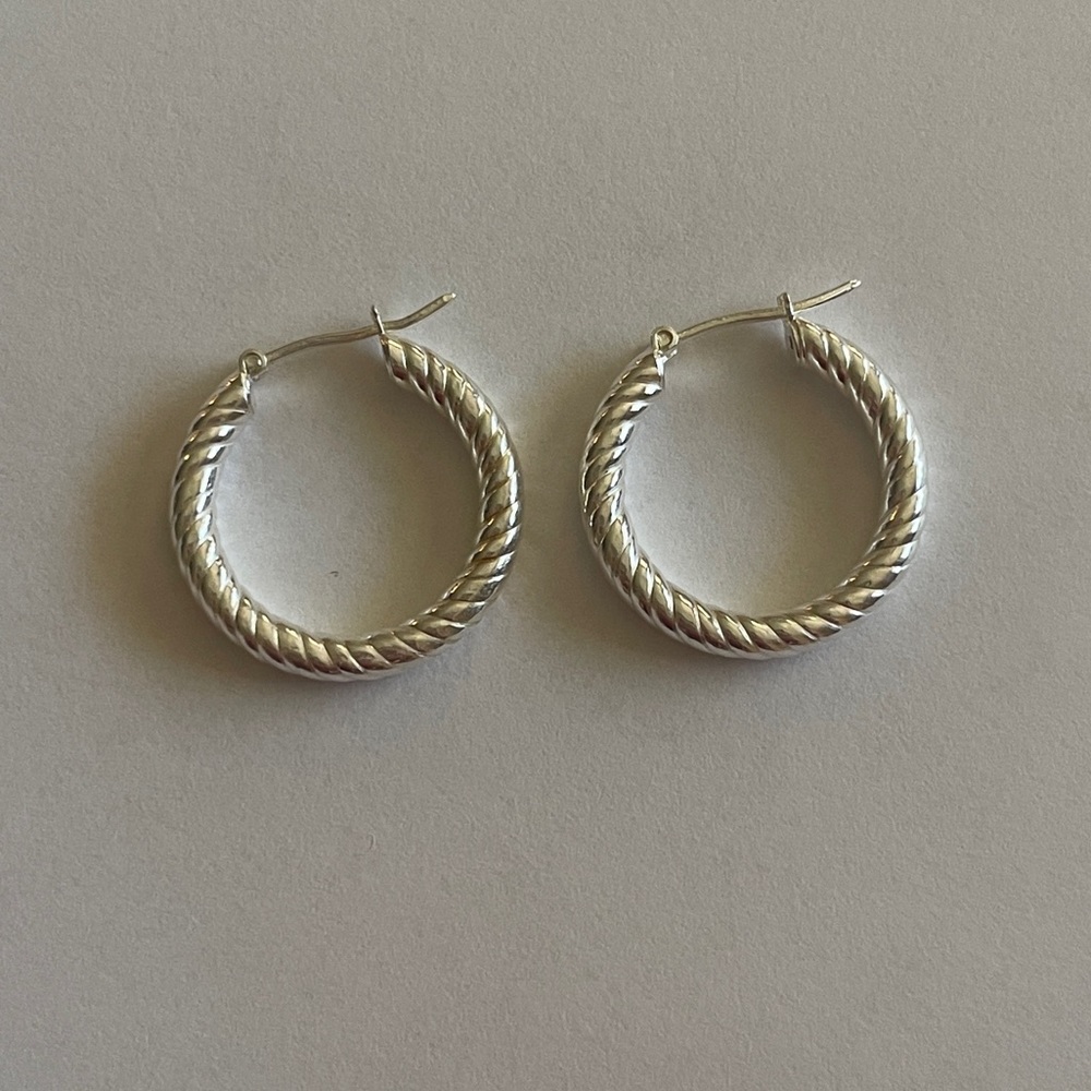 Sterling Silver Hoop Earrings